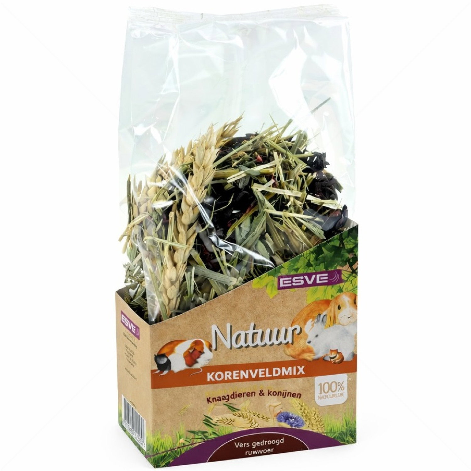 Натурален микс "Житна нива" за зайци и други гризачи 110 гр ESVE Korenveld Mix