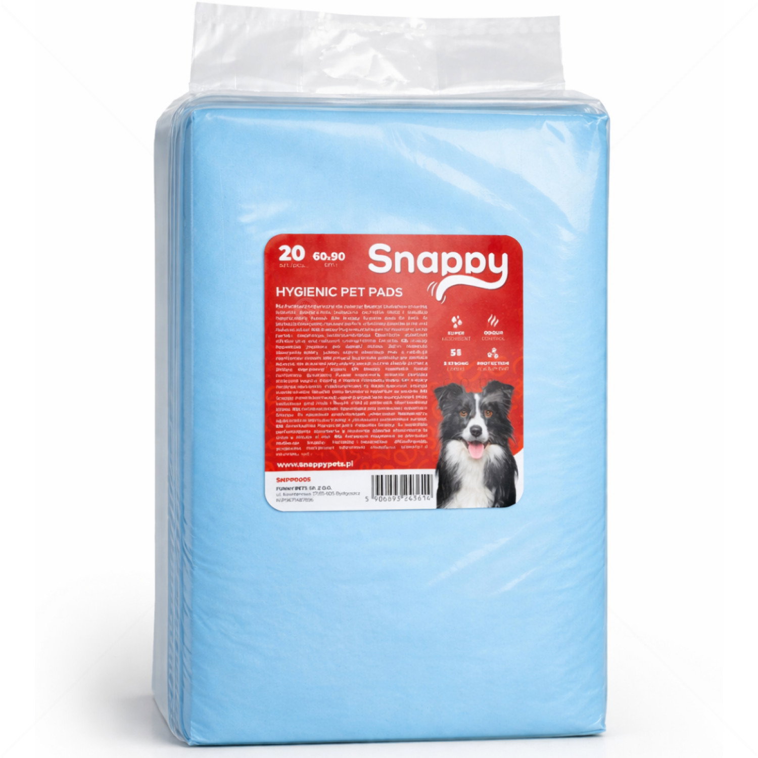 Хигиенни подложки/Пелени за кучета, размер XL, SNAPPY
