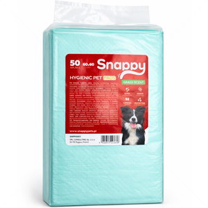 Хигиенни подложки/Пелени за кучета с аромат на трева, размер L, SNAPPY