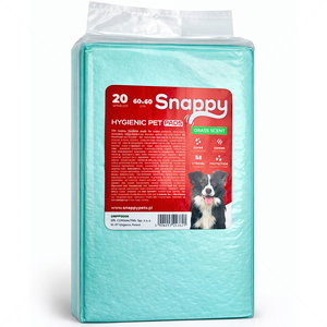 Хигиенни подложки/Пелени за кучета с аромат на трева, размер L, SNAPPY