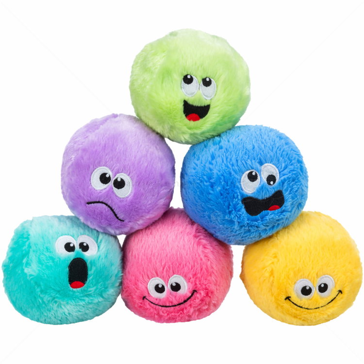 Плюшена топка с личице TRIXIE, зелена