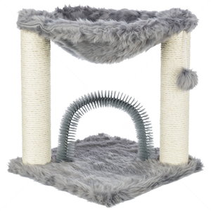 Катерушка с драскало, хамак, чесало и топче TRIXIE Baza, сива
