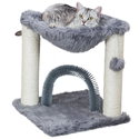 Катерушка с драскало, хамак, чесало и топче TRIXIE Baza, сива