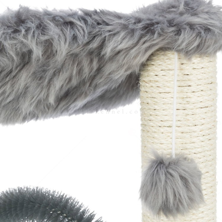 Катерушка с драскало, хамак, чесало и топче TRIXIE Baza, сива