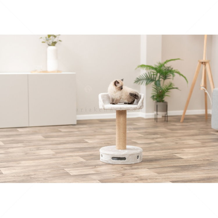 Катерушка с драскало, легло и основа за игра TRIXIE Dalia, светлосива