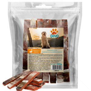 Лентички от патешко месо и рибна кожа DIVO