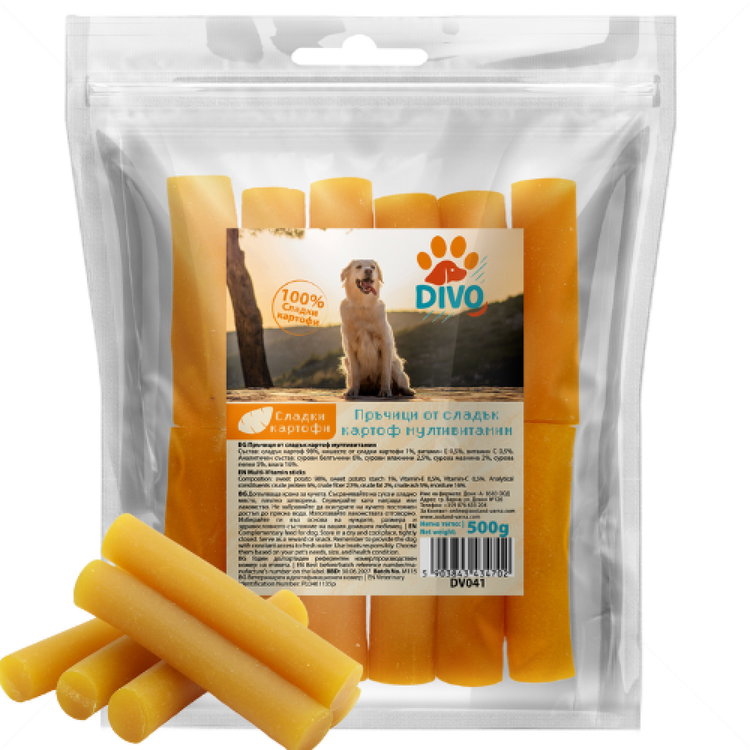 Пръчици от сладък картоф DIVO