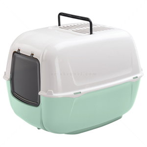 FERPLAST Prima Котешка тоалетна с филтър, пастелно зелена