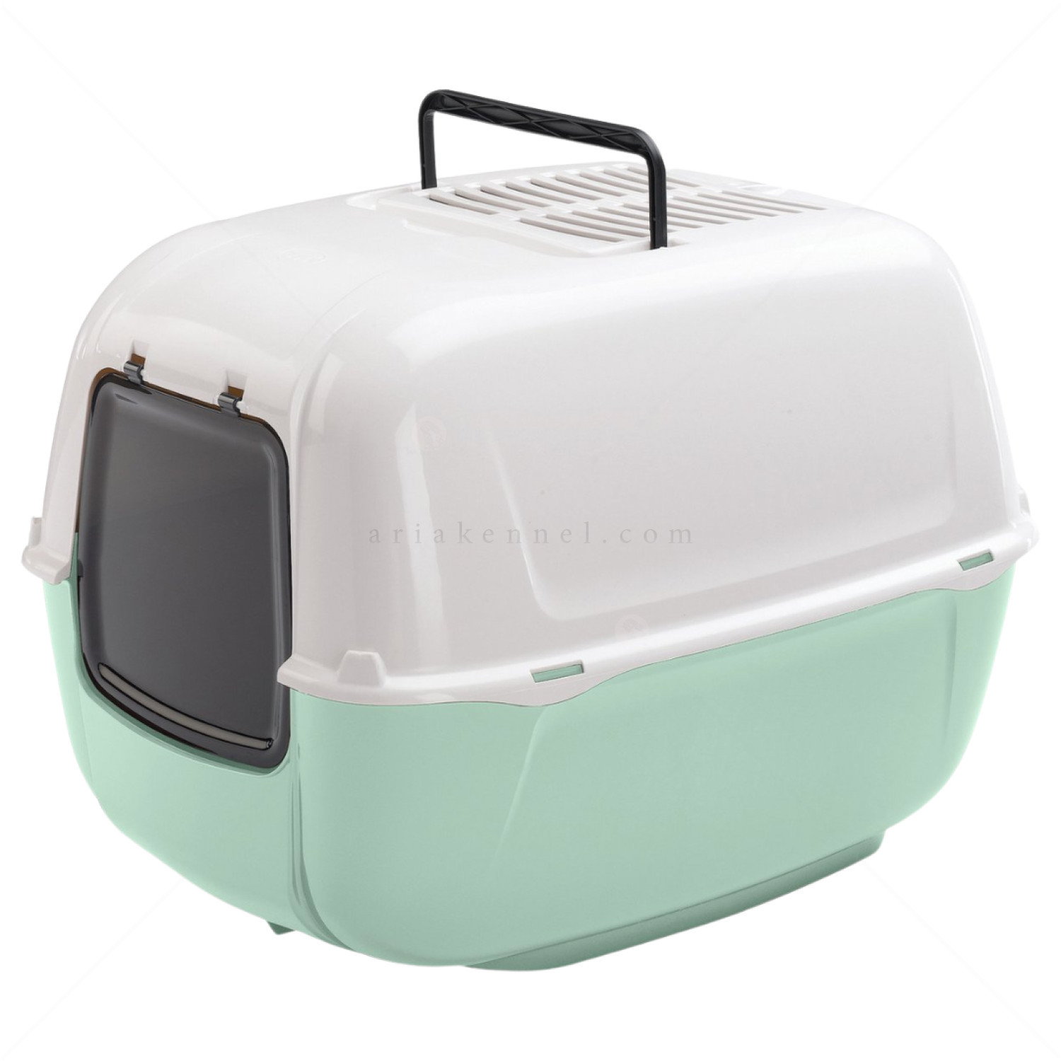 FERPLAST Prima Котешка тоалетна с филтър, пастелно зелена