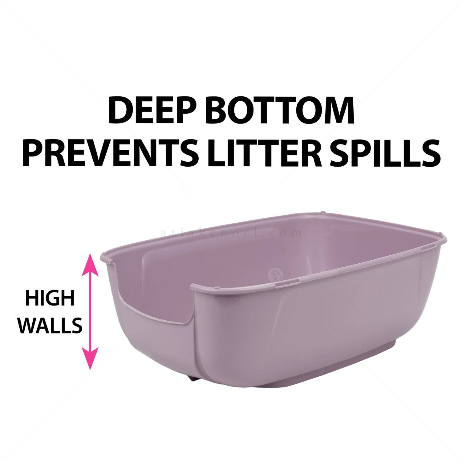 FERPLAST Prima Котешка тоалетна с филтър, пастелно лилава