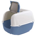 FERPLAST Prima Cabrio Котешка тоалетна с филтър, пастелно синя