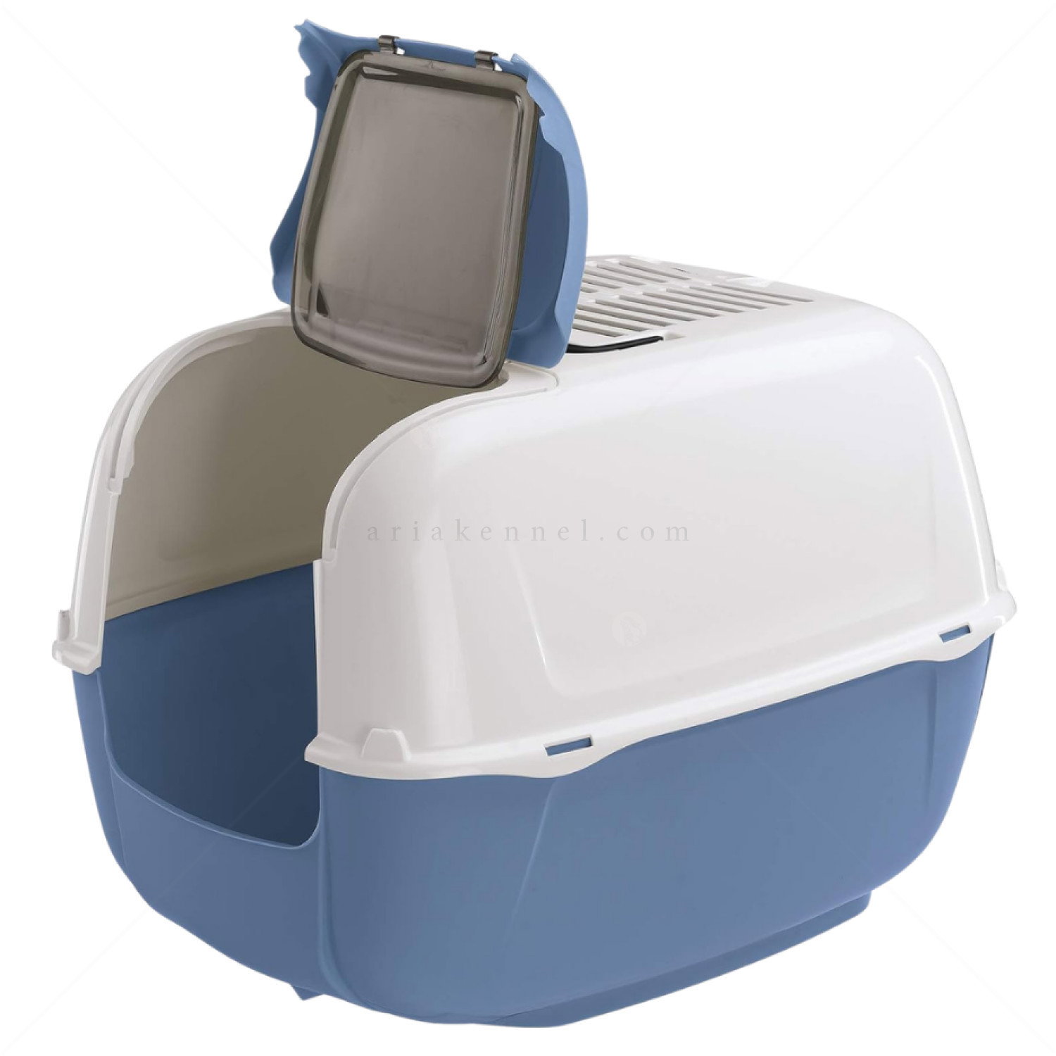 FERPLAST Prima Cabrio Котешка тоалетна с филтър, пастелно синя