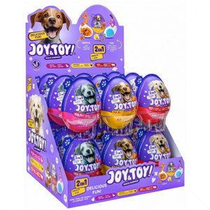 Подаръчно яйце с изненада играчка и лакомство с патешко месо JOY & TOY