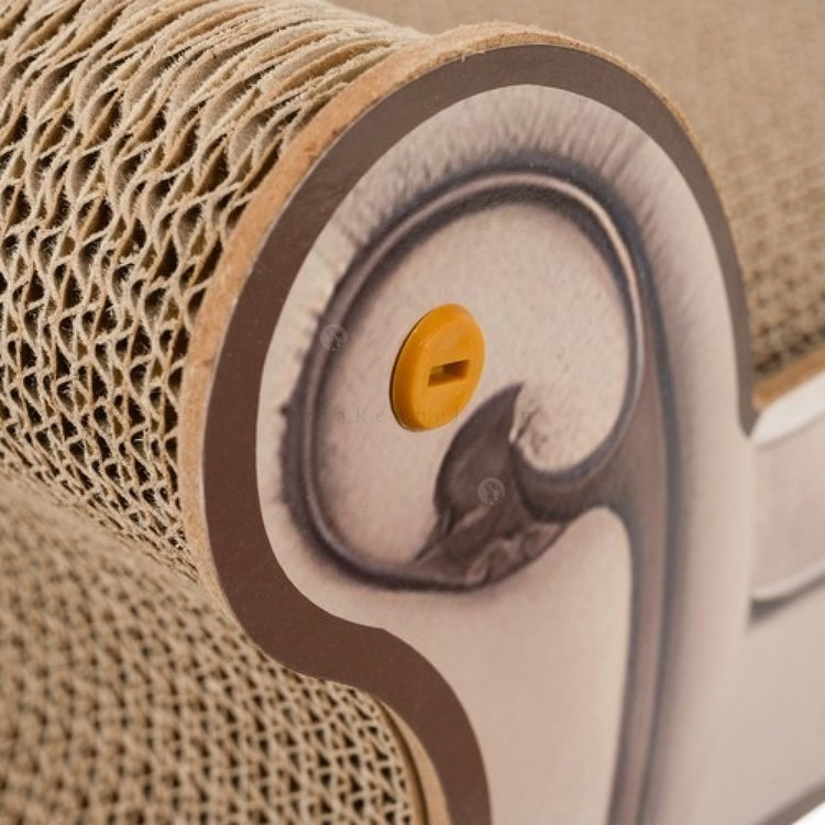 Драскало-диван от картон и дърво PURLOV