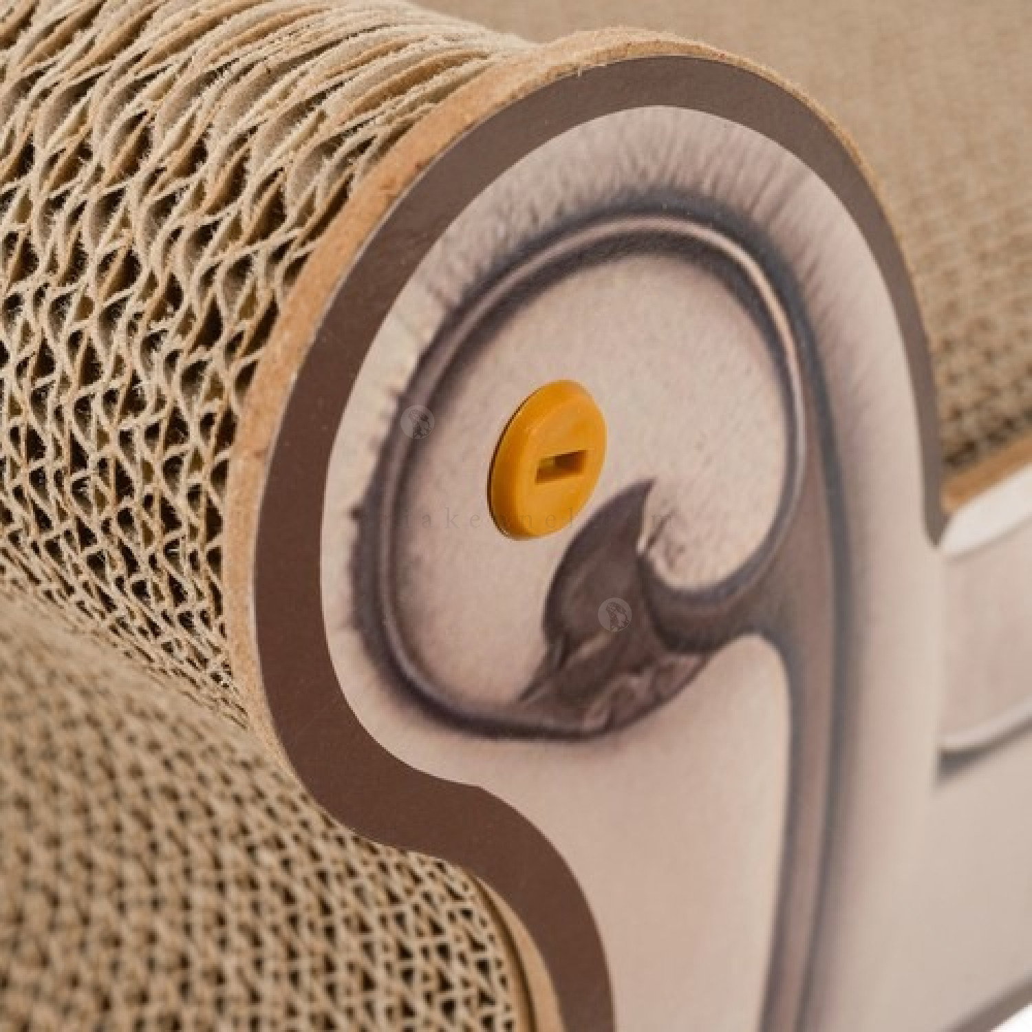 Драскало-диван от картон и дърво PURLOV