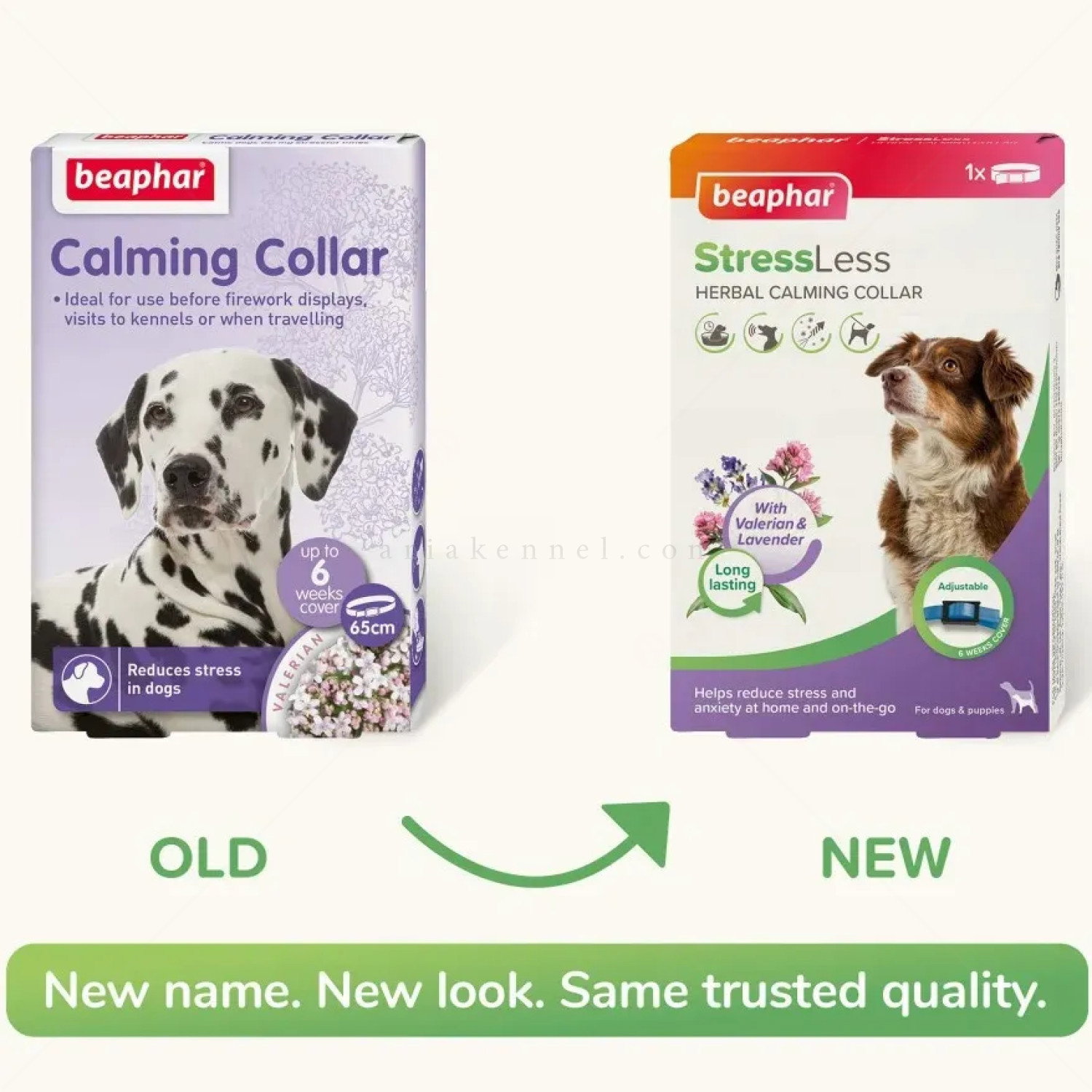 Успокояващ нашийник на билкова основа 65 см BEAPHAR StressLess Herbal Calming Collar