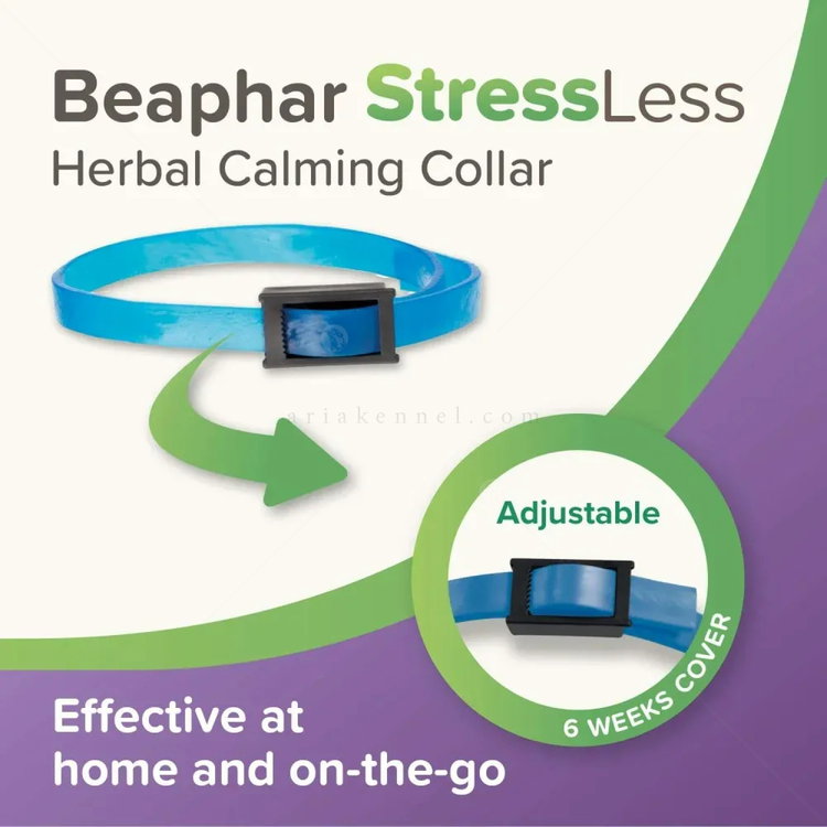 Успокояващ нашийник на билкова основа 65 см BEAPHAR StressLess Herbal Calming Collar