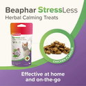 Успокояващи хапки за котки с вкус на пилешко месо BEAPHAR StressLess Herbal Calming Treats