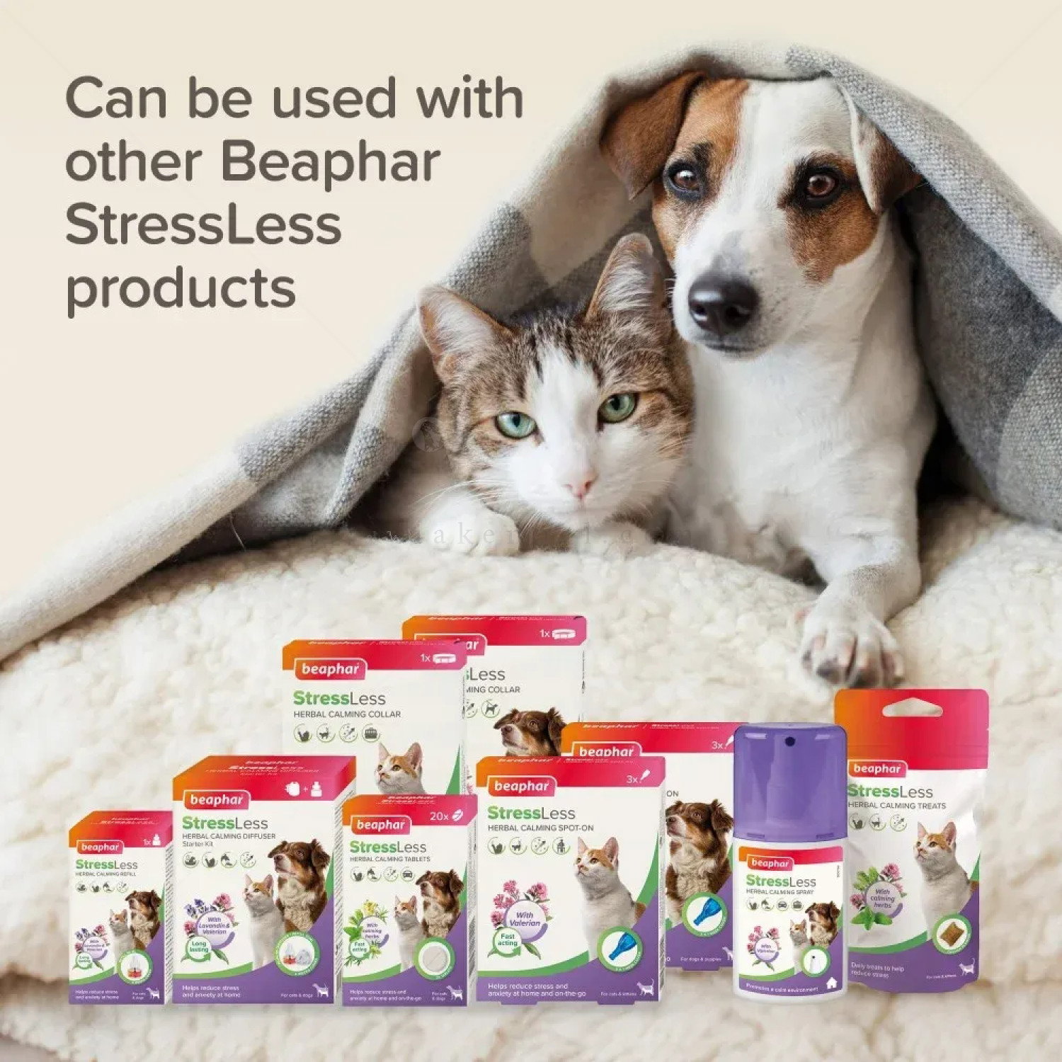 Успокояващи пипети BEAPHAR StressLess Herbal Calming Spot On Cat