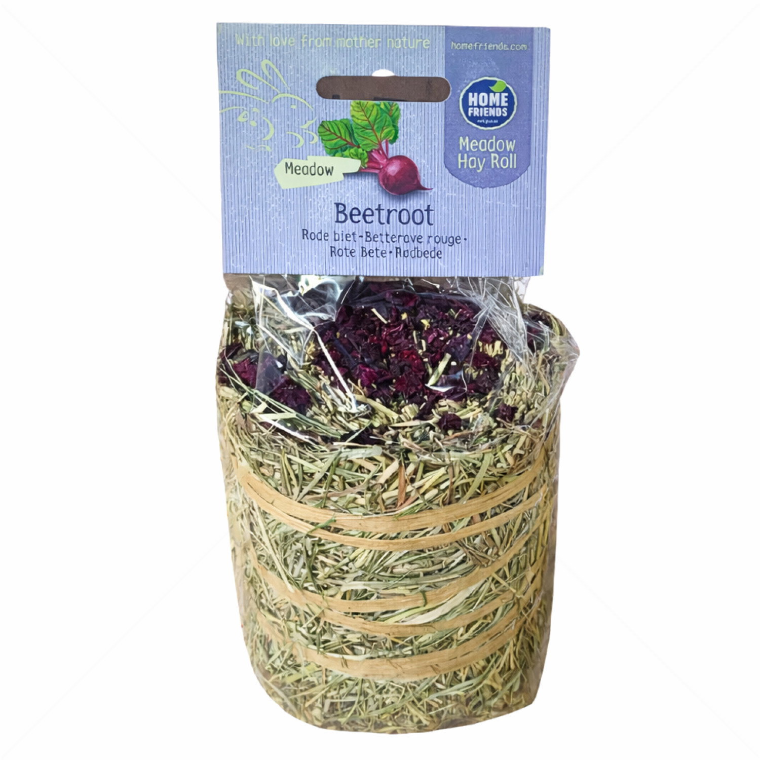 Ролка ливадно сено с топинг червено цвекло 100 гр HOMEFRIENDS Meadow Hay Roll