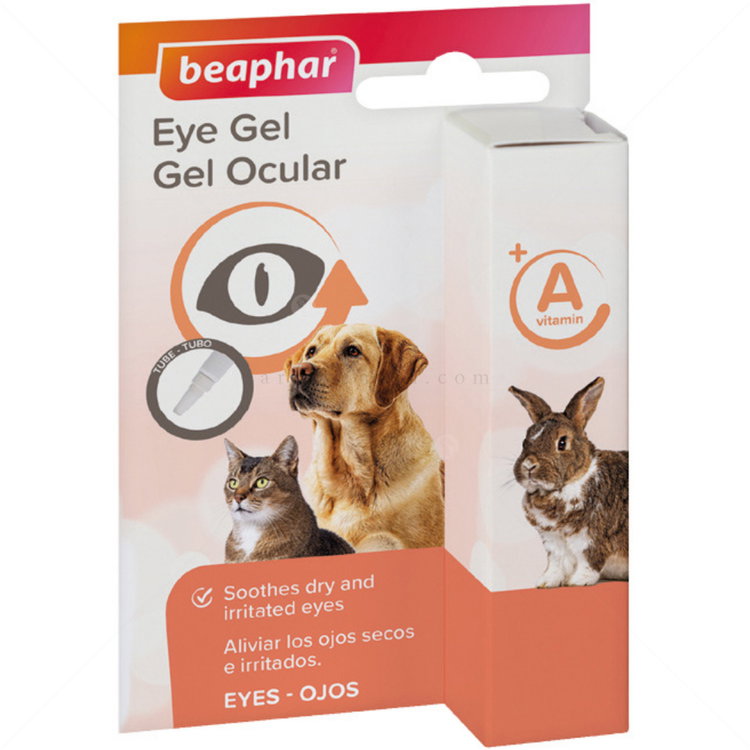 Успокояващ и облекчаващ гел за сухи и раздразнени очи BEAPHAR Eye Gel Ocular