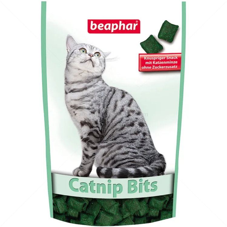 Хрупкави хапки с котешка трева 150 гр BEAPHAR Catnip Bits