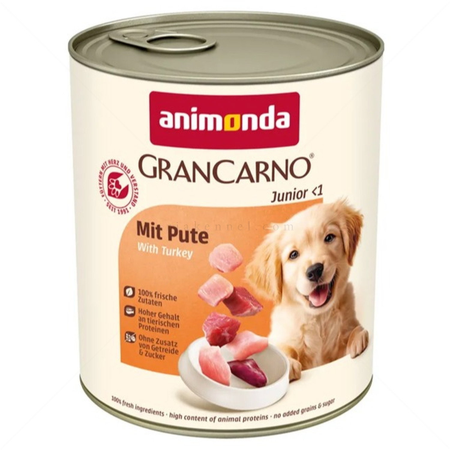 Консерва с пуешко месо 800 гр Gran Carno Junior Pute