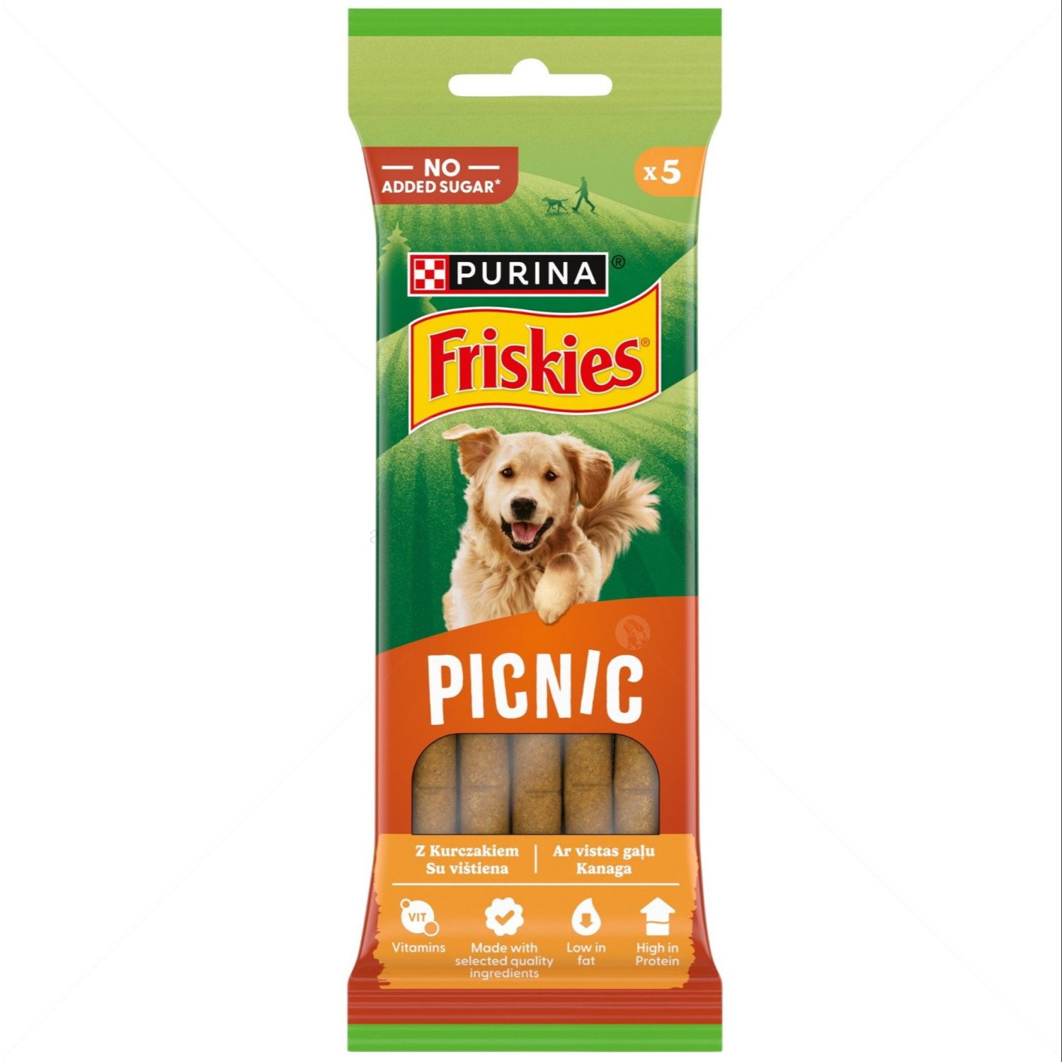 FRISKIES Dog Picnic 42 гр./5 бр. Солети с пилешко месо