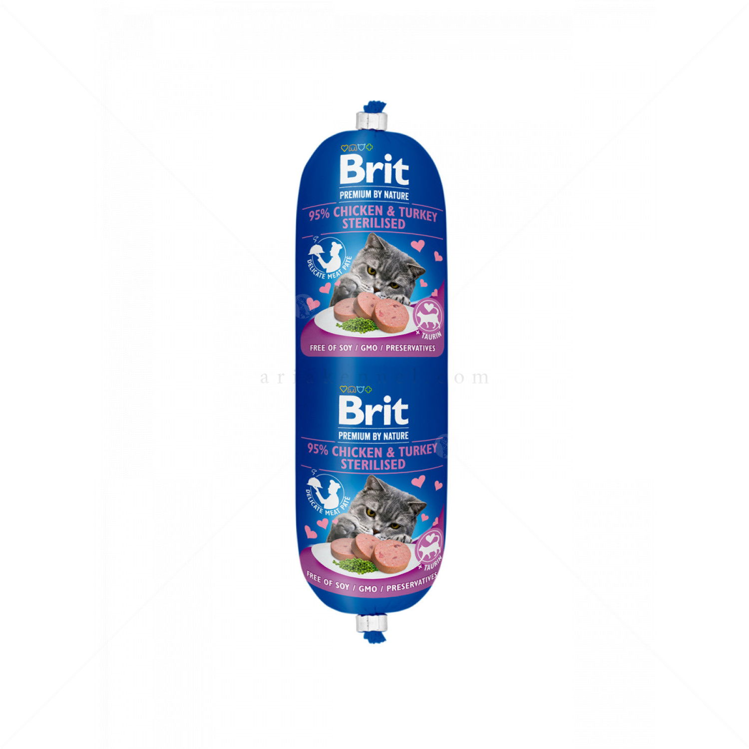 BRIT Premium Sterilised Салам 180 гр. с пилешко и пуешко месо