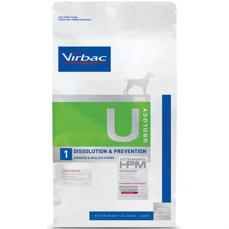 VIRBAC Dog Urology Dissolution & Prevention U - 3 кг