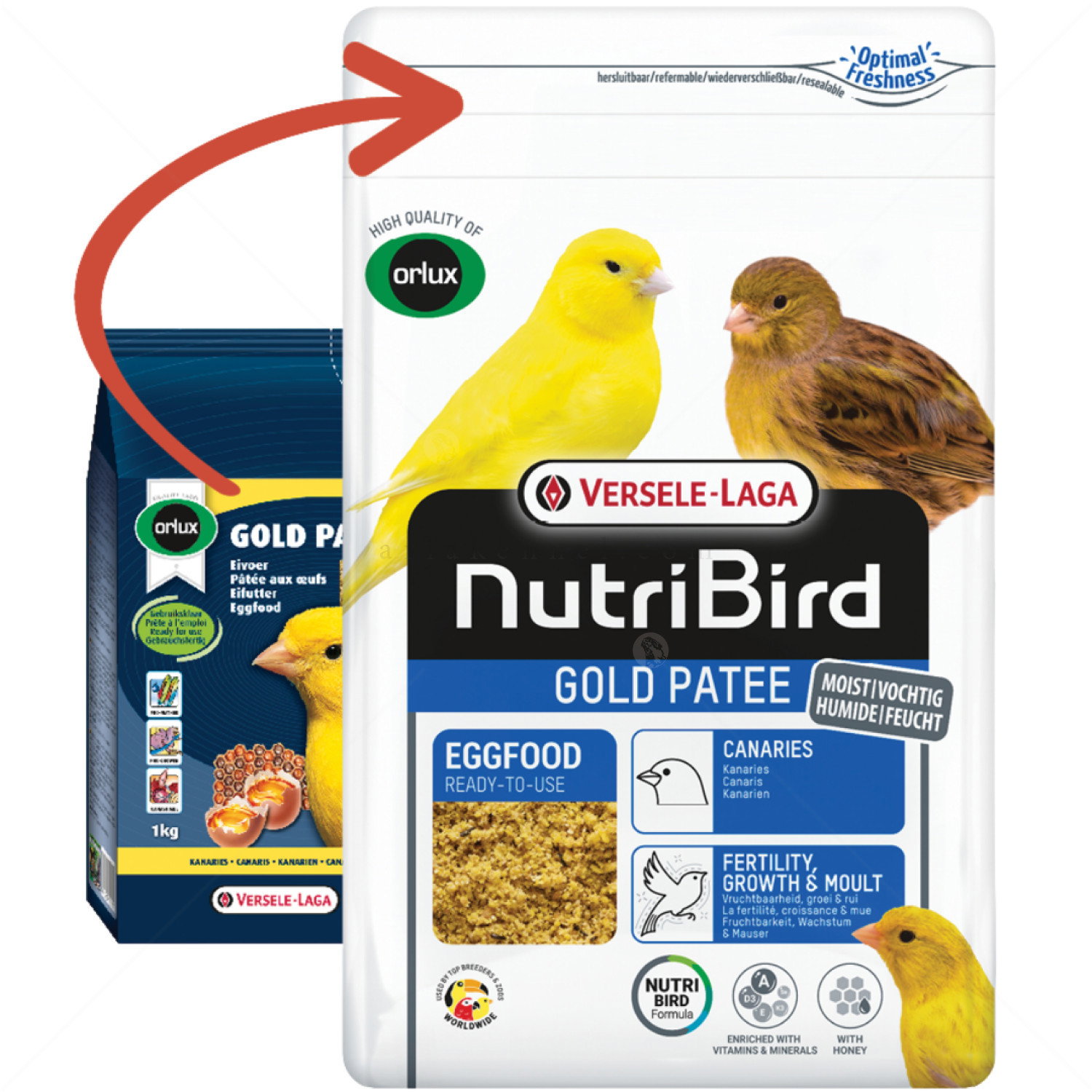 VERSELE LAGA Gold Patee Yellow Canaries 1 кг.