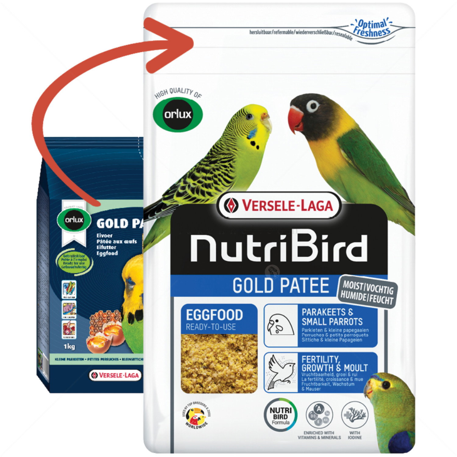 VERSELE LAGA Gold Patee Small Parakeet 0.250 кг.