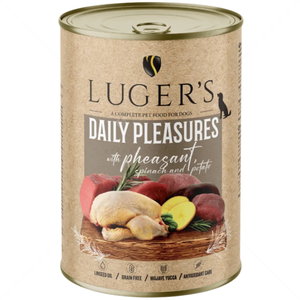 Консерва с фазанско месо, спанак и картофи 400 гр LUGERS Daily Pleasures Pheasant, spinach and potato