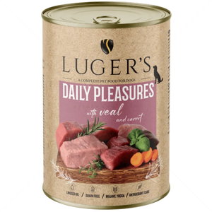 Консерва с телешко месо и моркови 400 гр LUGERS Daily Pleasures Veal and carrot