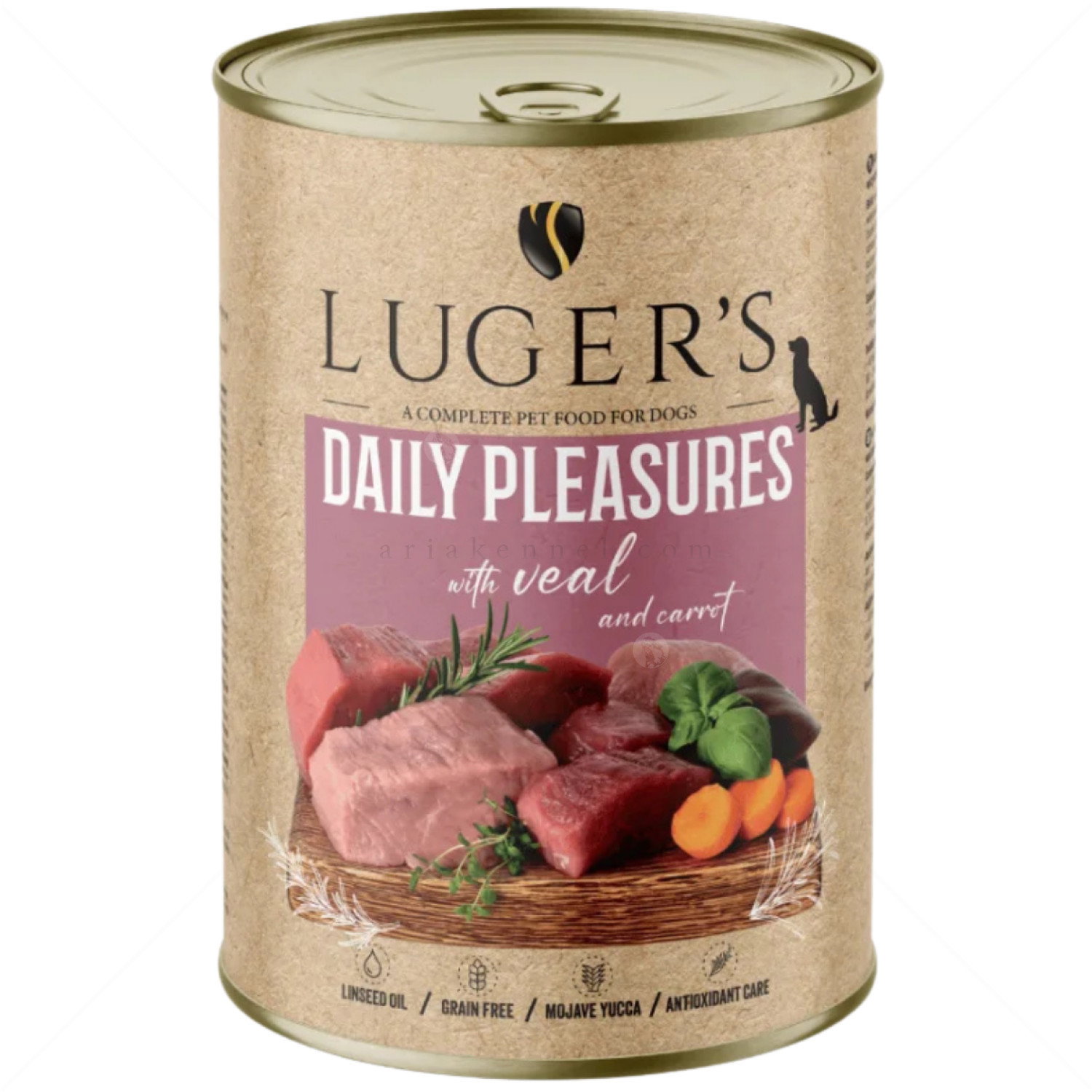 Консерва с телешко месо и моркови 400 гр LUGERS Daily Pleasures Veal and carrot