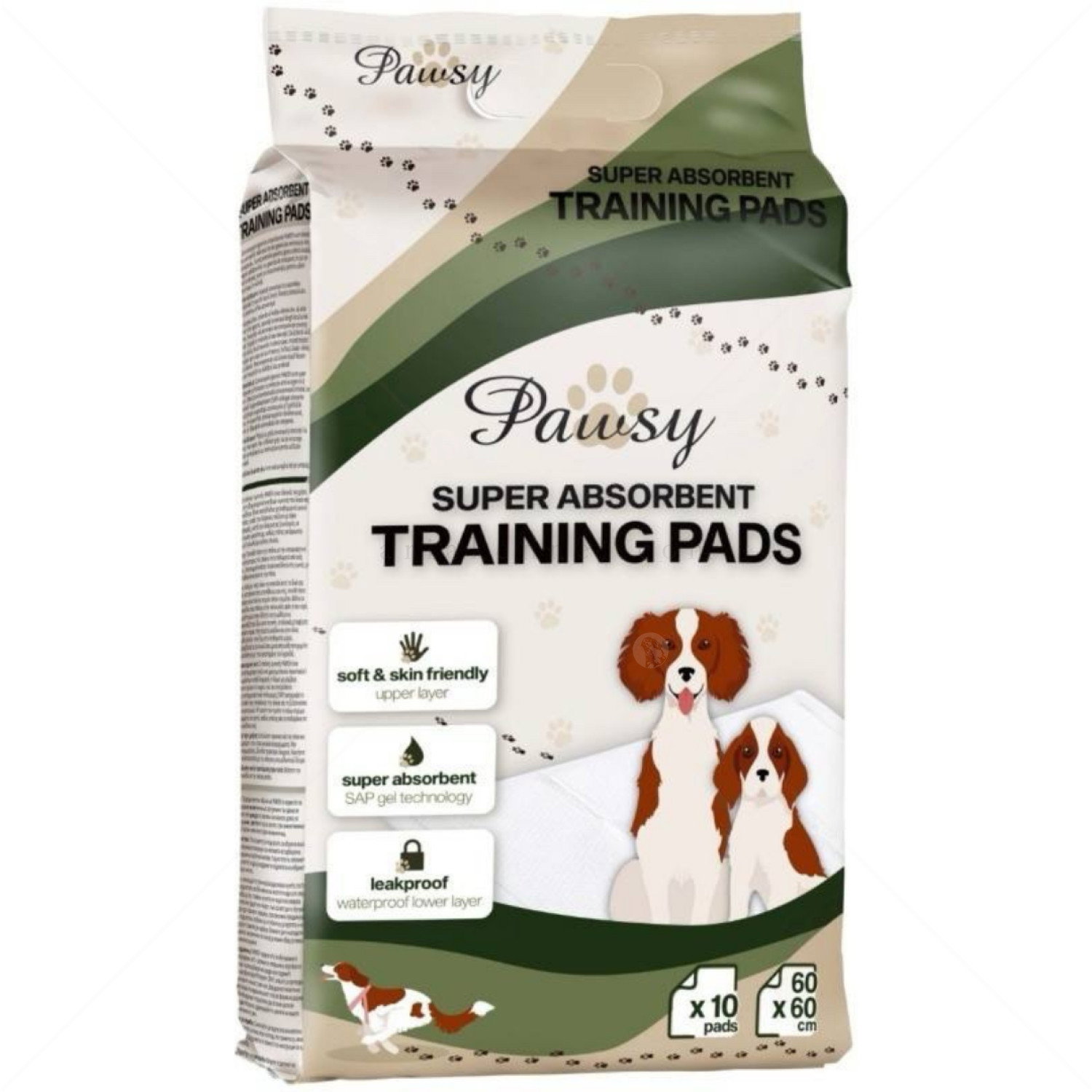 Супер абсорбиращи хигиенни подложки/Пелени PAWSY Super Absorbent Training Pads