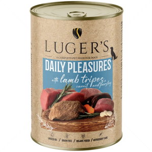 Консерва с агнешко шкембе, морков и магданоз 400 гр LUGERS Daily Pleasures Lamb tripes, carrot and parsley