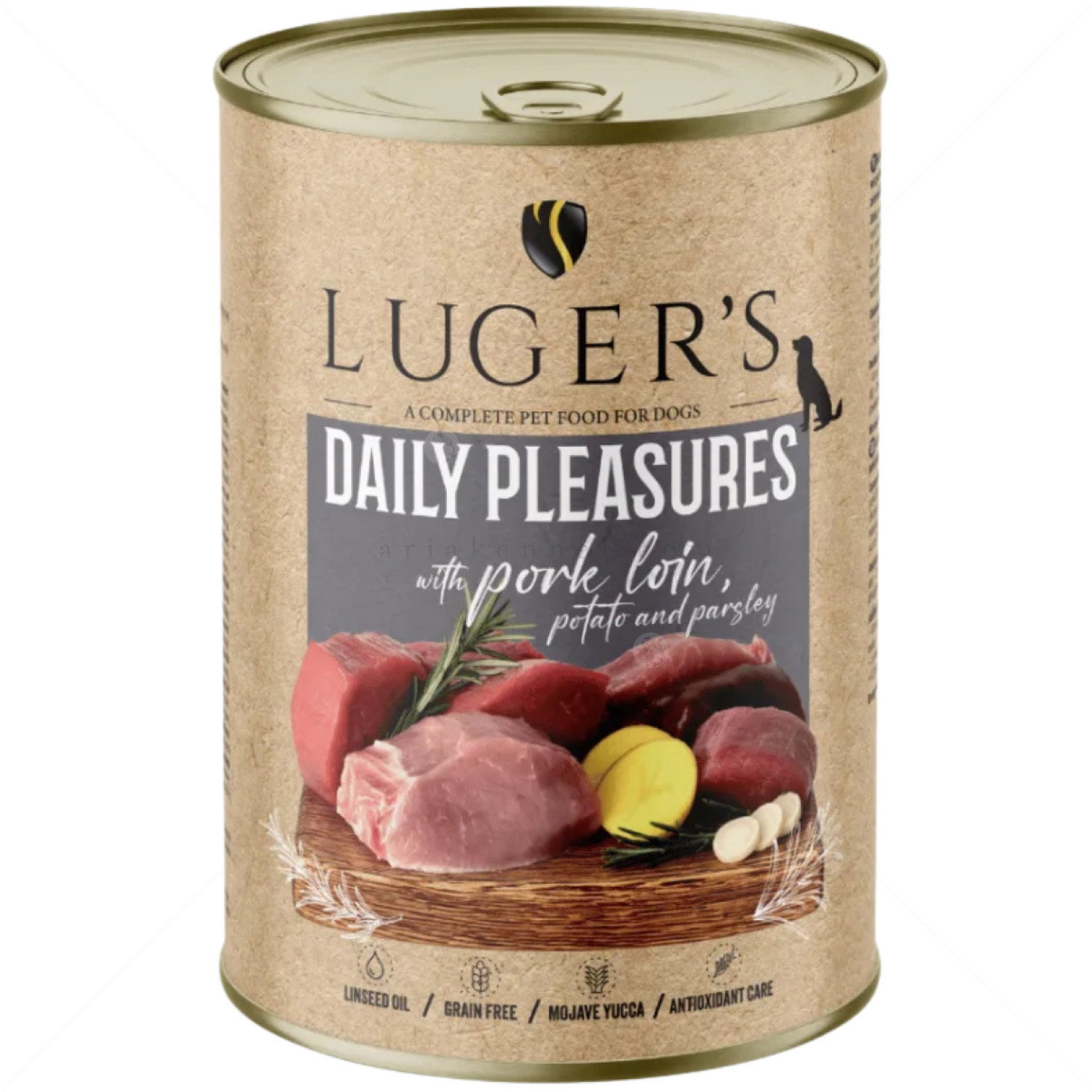 Консерва със свинско филе, картофи и магданоз 400 гр LUGERS Daily Pleasures Pork loin, potato and parsley