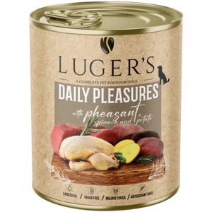 Консерва с фазанско месо, спанак и картофи 800 гр LUGERS Daily Pleasures Pheasant, spinach and potato