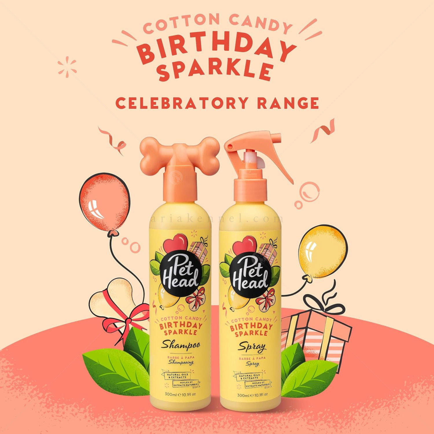 Дезодориращ спрей с аромат на захарен памук PET HEAD Birthday Еdition Sparkle Spray