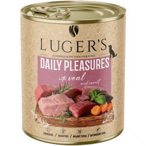 Консерва с телешко месо и моркови 800 гр LUGERS Daily Pleasures Veal and carrot