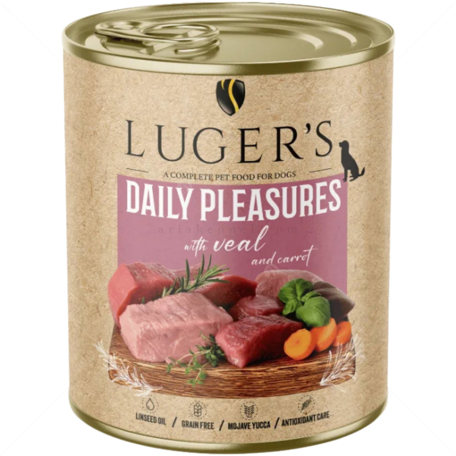 Консерва с телешко месо и моркови 800 гр LUGERS Daily Pleasures Veal and carrot