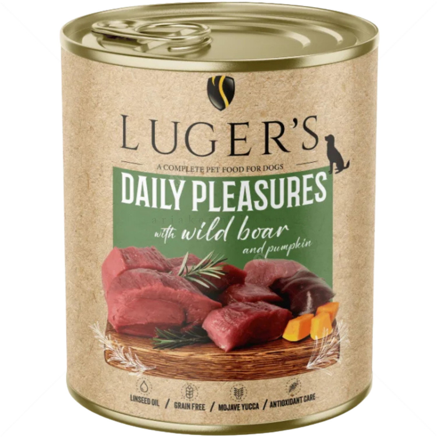 Консерва с глиган и тиква 800 гр LUGERS Daily Pleasures Wild boar and pumpkin