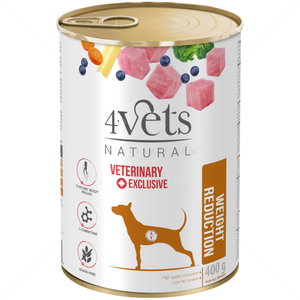 4VETS Dog Natural Weight Reduction 400 гр - за контрол на теглото