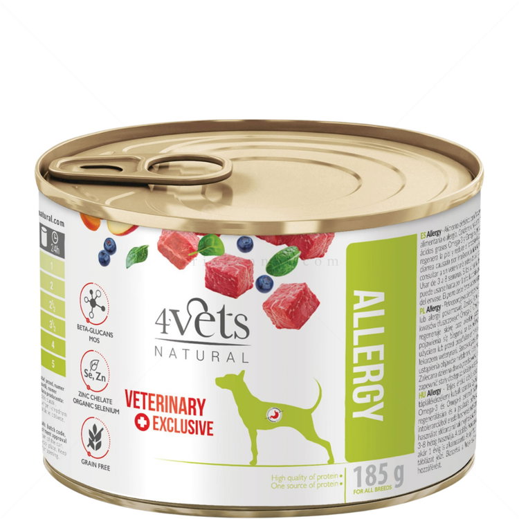 4VETS Dog Natural Allergy 185 гр - против алергии
