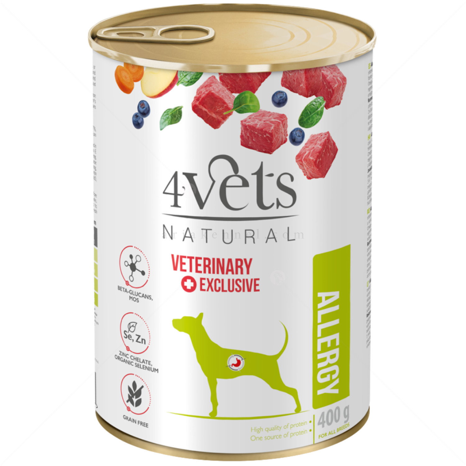 4VETS Dog Natural Allergy 400 гр - против алергии