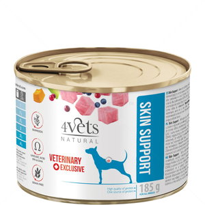 4VETS Dog Natural Skin Support 185 гр - при кожни проблеми