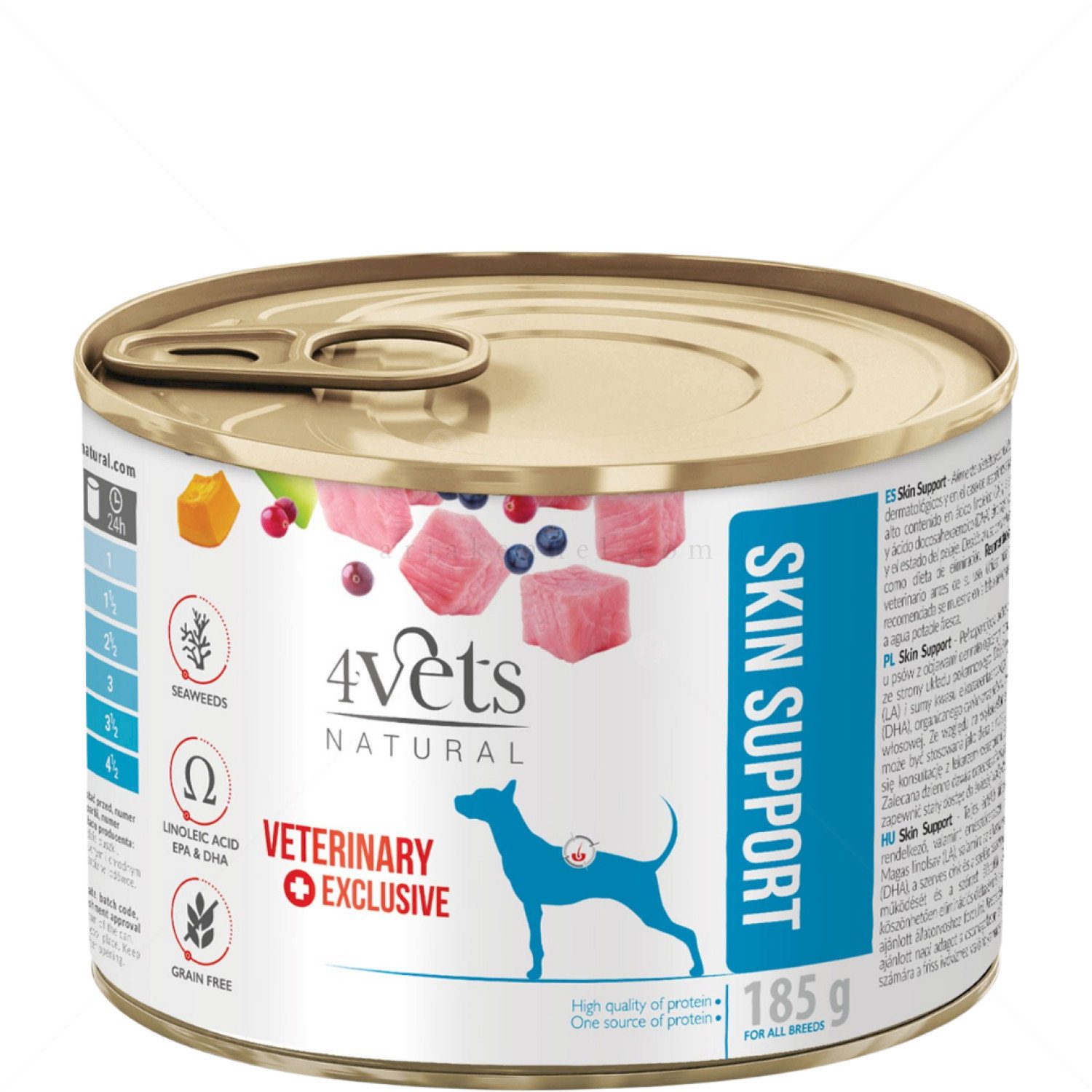 4VETS Dog Natural Skin Support 185 гр - при кожни проблеми