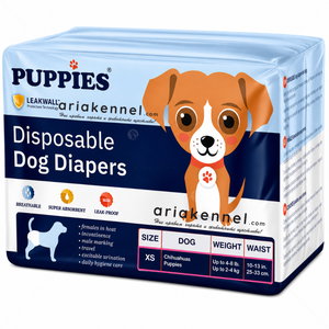 Пелени за женски кучета XS, PUPPIES, 25-33 см