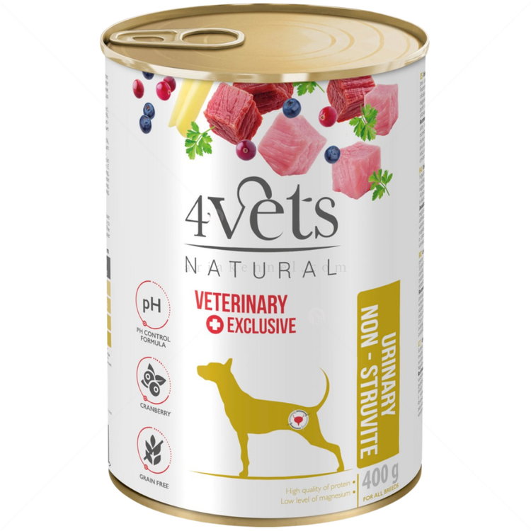 4VETS Dog Natural Urinary Non-Struvite 400 гр - при проблеми с уринарния тракт